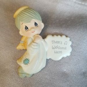 ANGEL "THERE'S WELCOME HERE " lapel pin